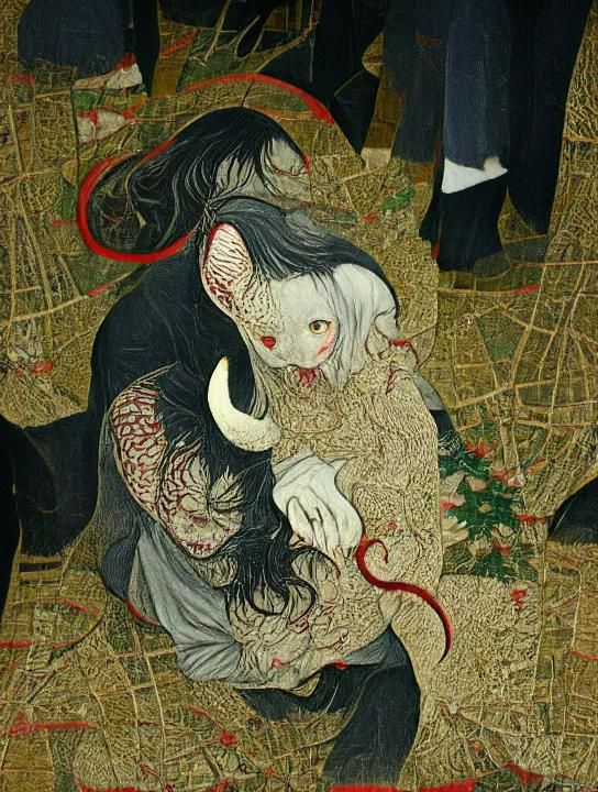 Krampus in Takato Yamamoto Gothic Style