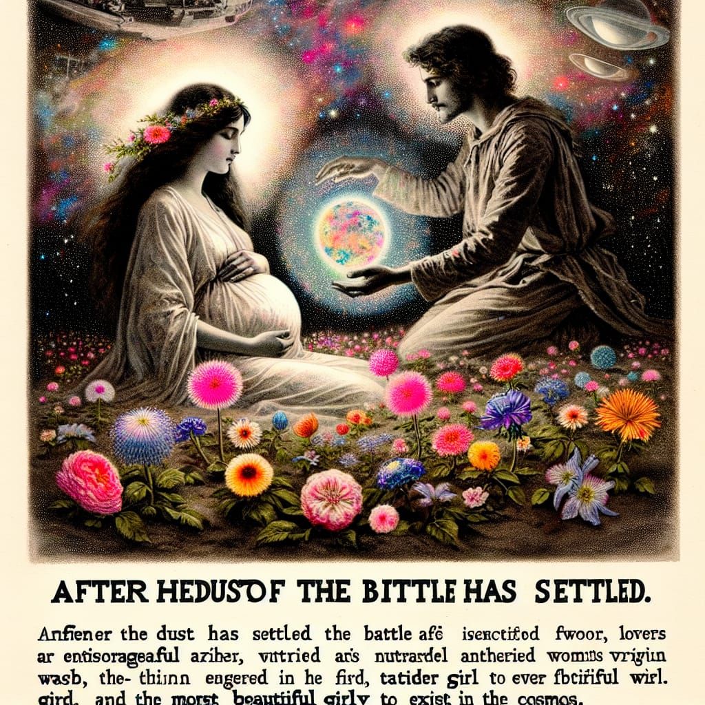 Post-War Lovers Envision Blooming Future