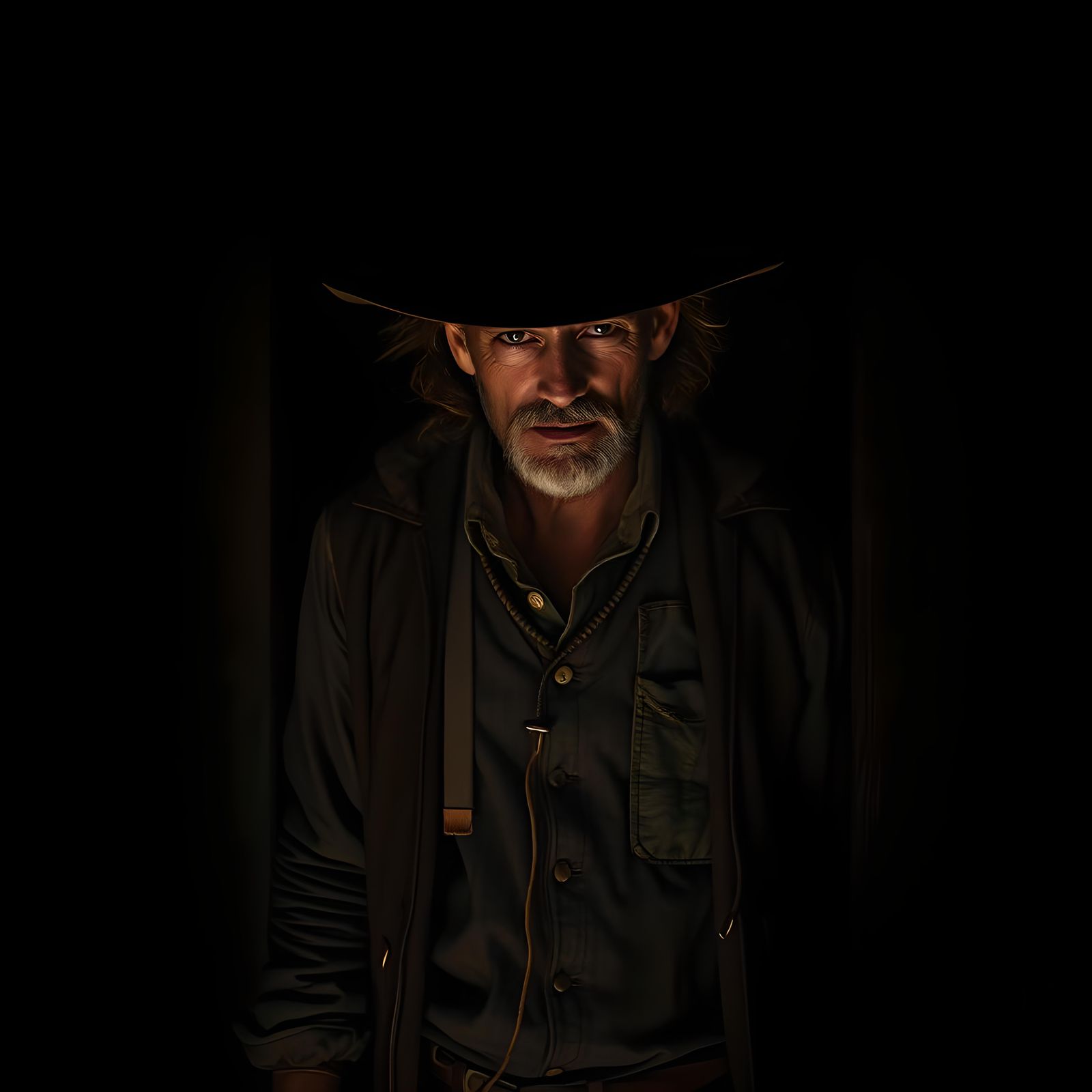 Hyperrealistic Portrait of Boo Radley