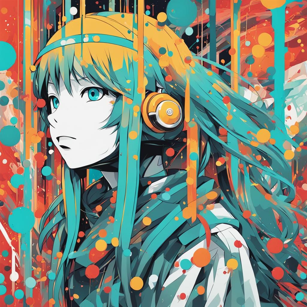 Hatsune Miku and Peter Griffin: Abstract Art