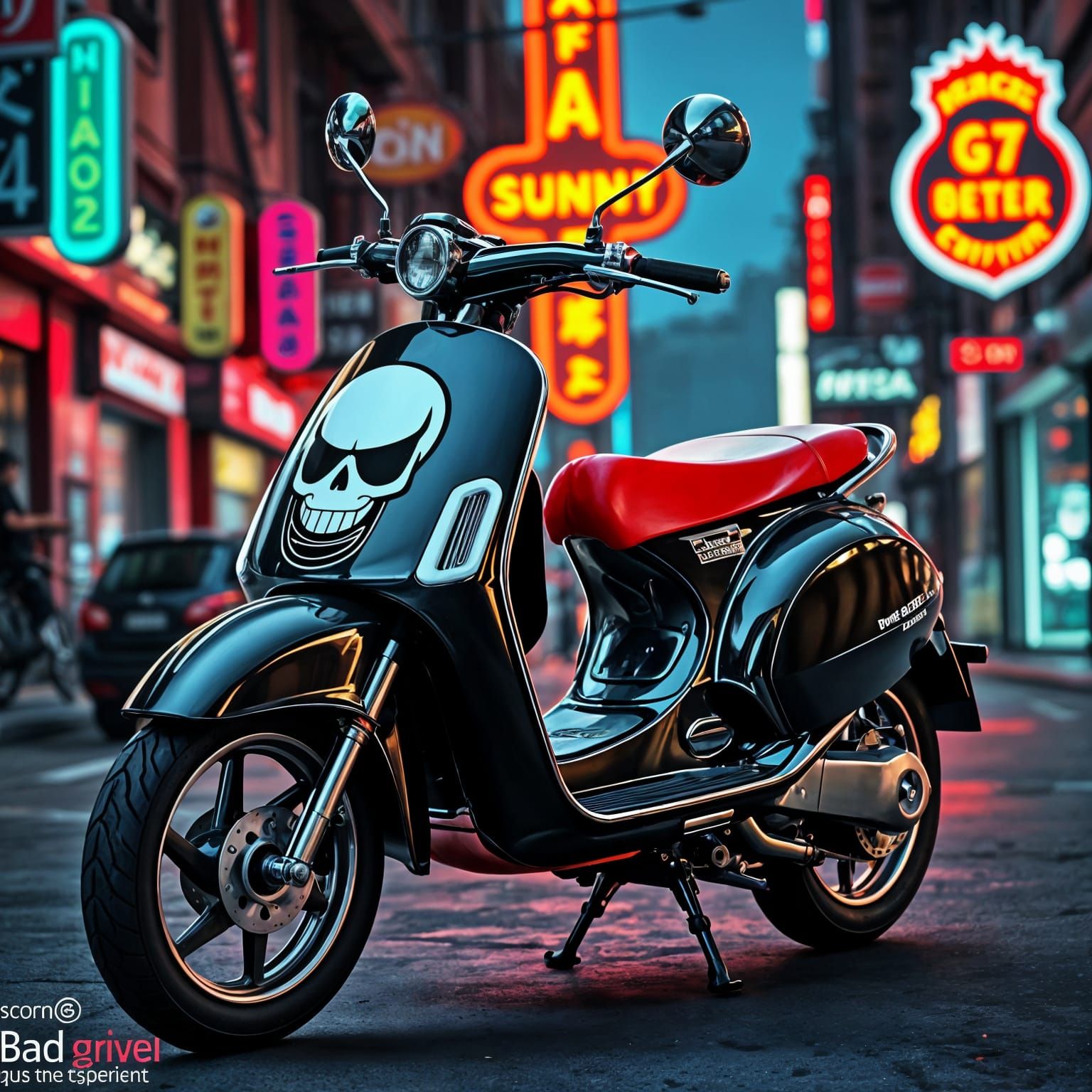 He's a Mean Motor Scooter and a Bad Go Getter