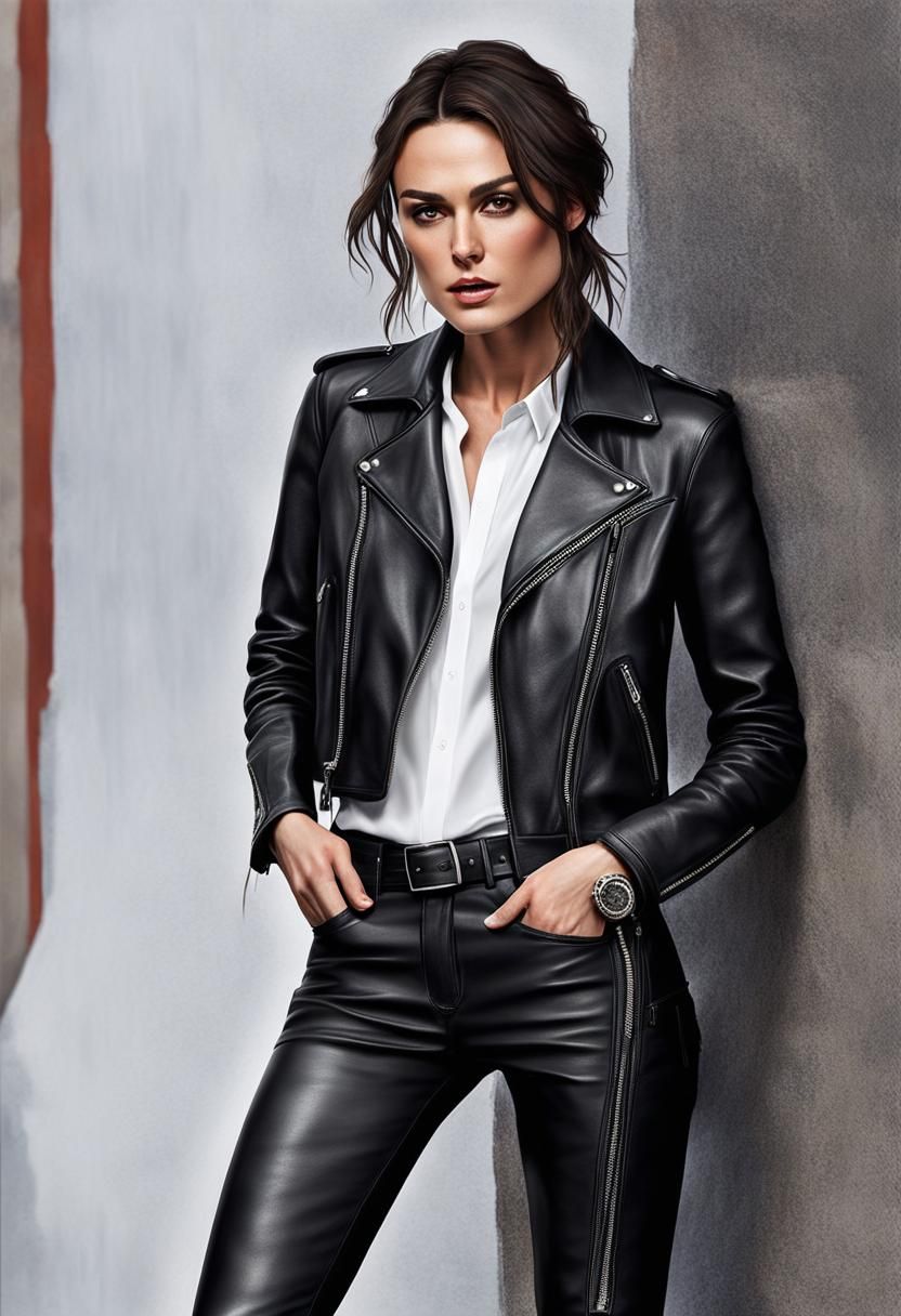 Hyperrealistic Portrait of a Woman with Dark Hair