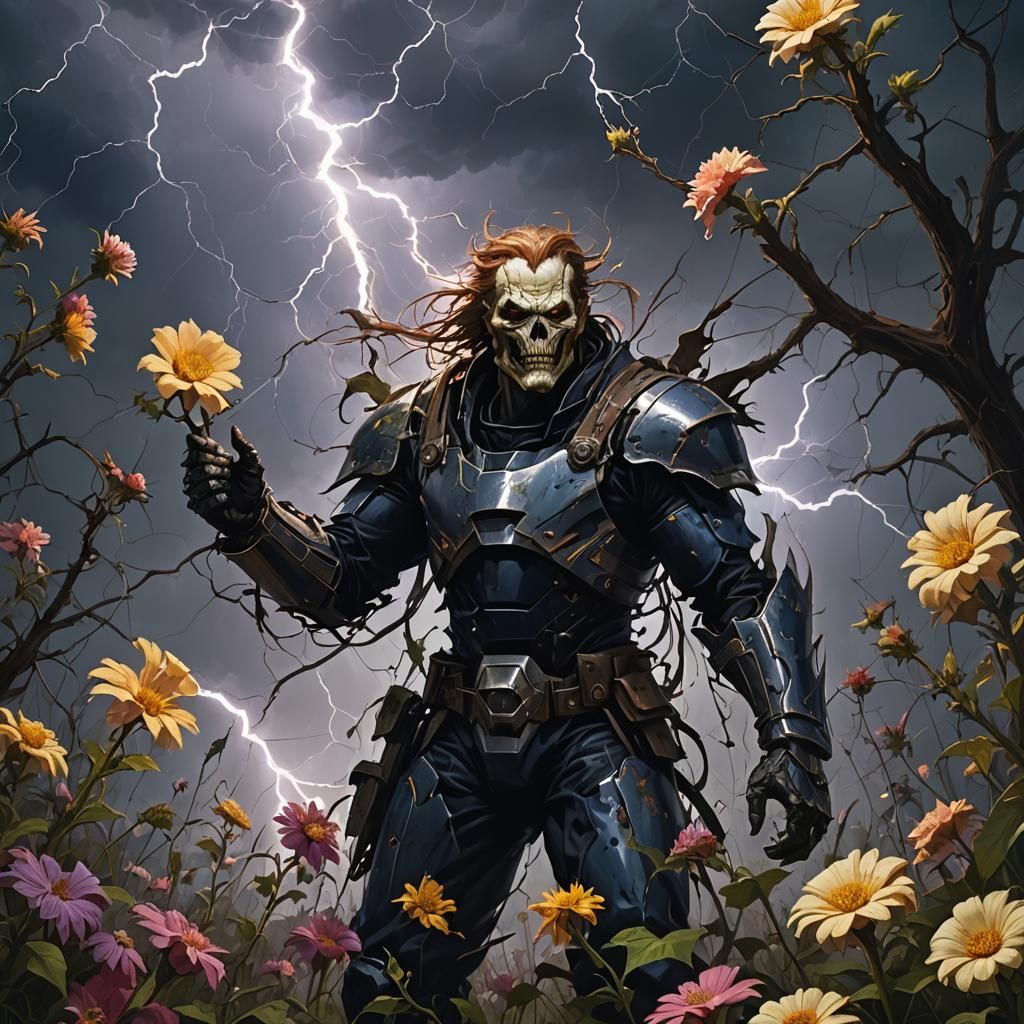 Flowers in Lightning: Sinister Art