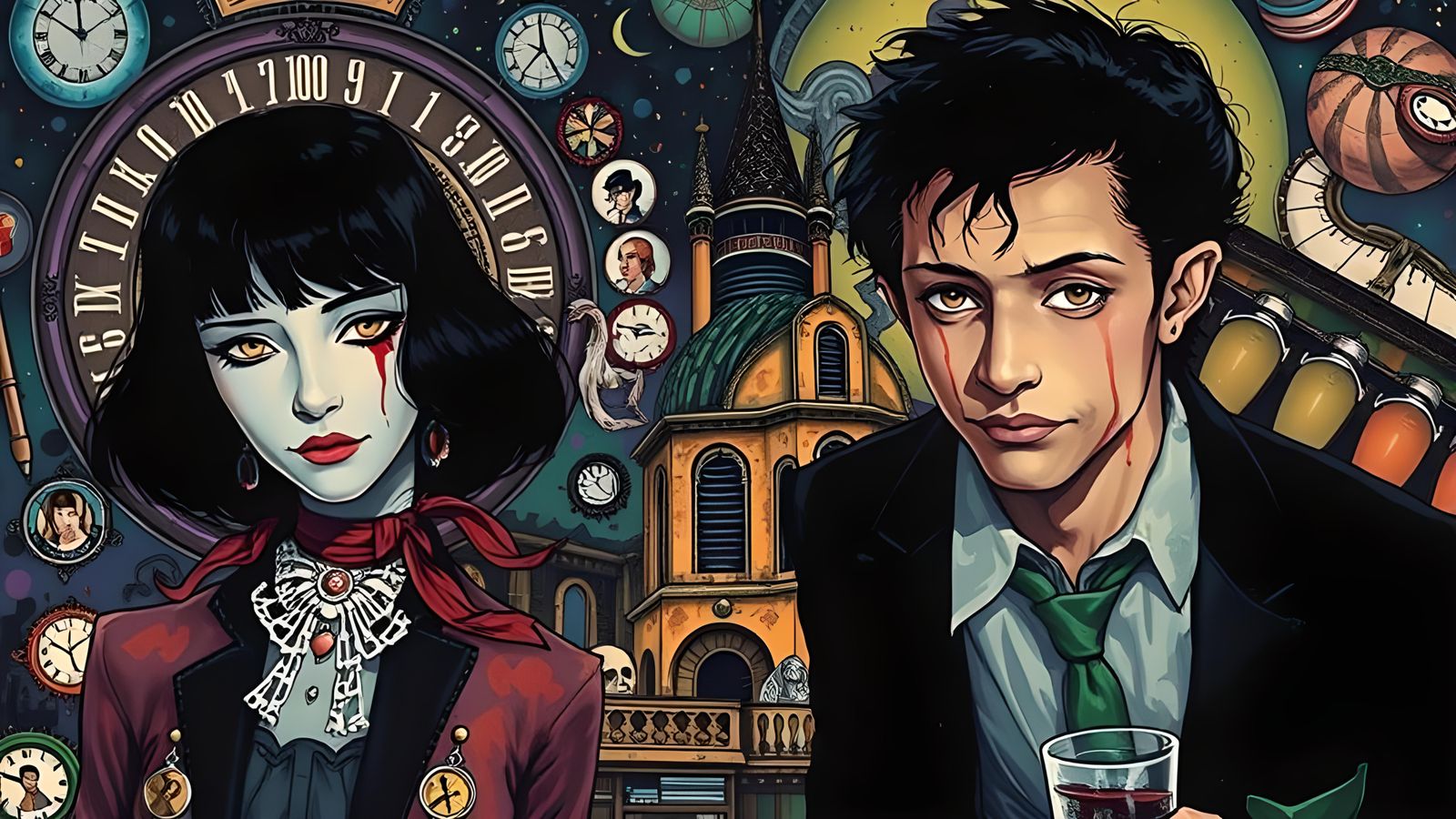 Vampires in Love: A Dark Fantasy Composition