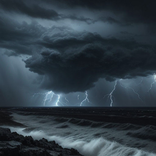 Cinematic Storm Apocalypse in Hyper-Realistic Digital Art