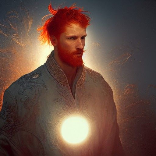 Detailed Photograph of Redhead Missionary in Ecstasy