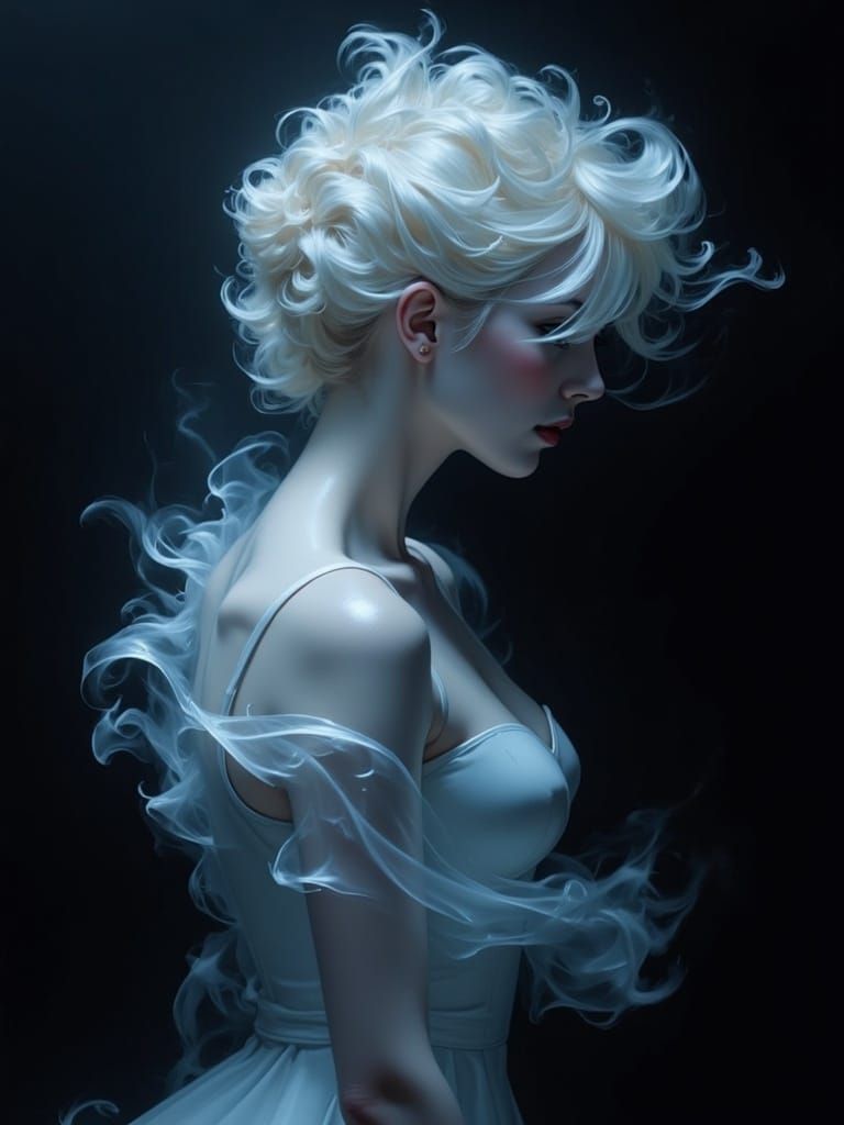 <lora:PAINT:1.0> ethereal smoke