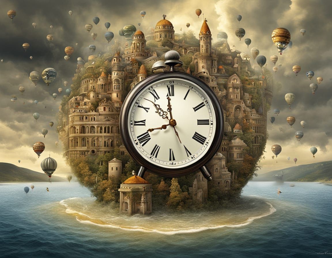 Surreal Fantasy Landscape Inspired by Igor Morski