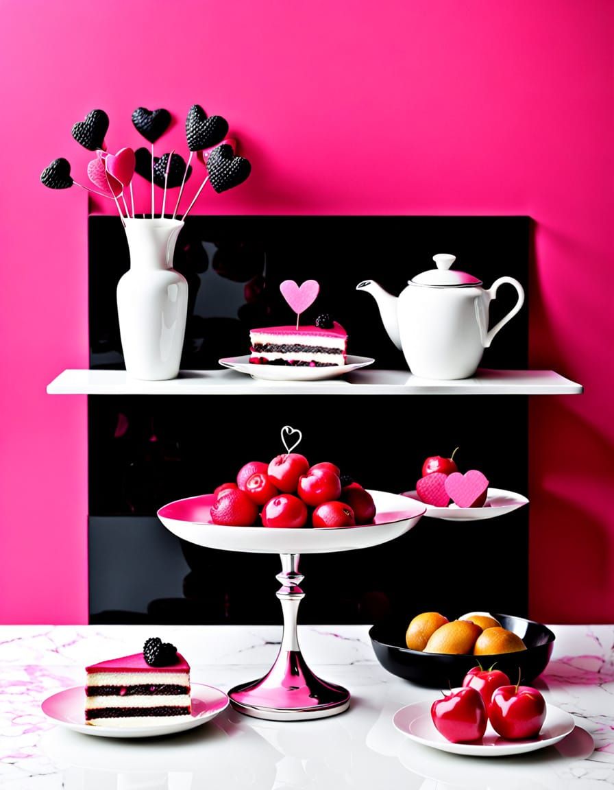 Sweet Retro Home Interior in Modern Still Life Style