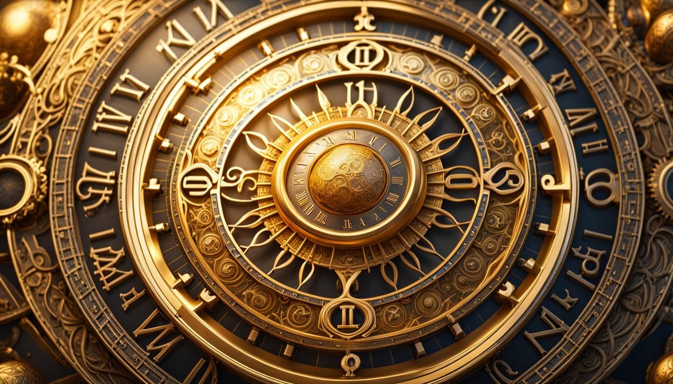 Zodiac Earth Signs in Clockpunk Style