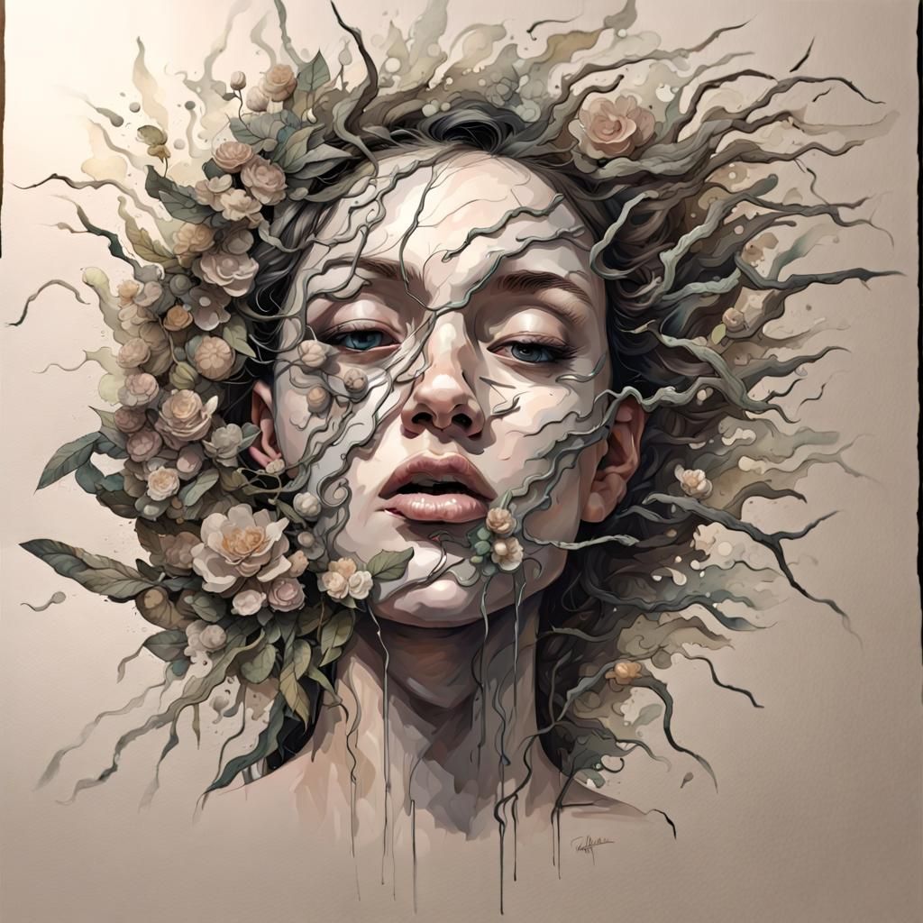 I like it when my art crawls out of the picture. It makes me...