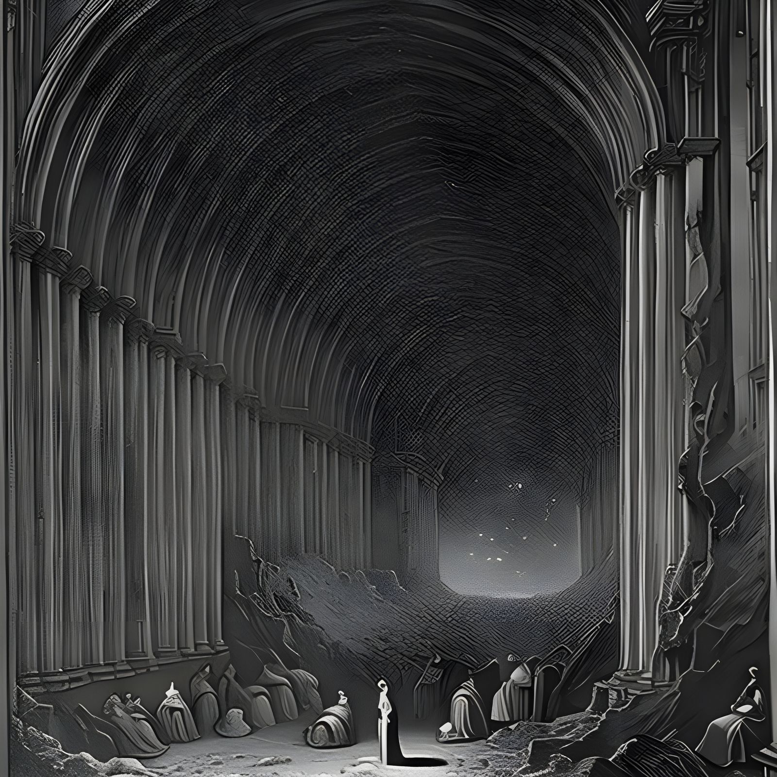 A World Without People in Doré Style