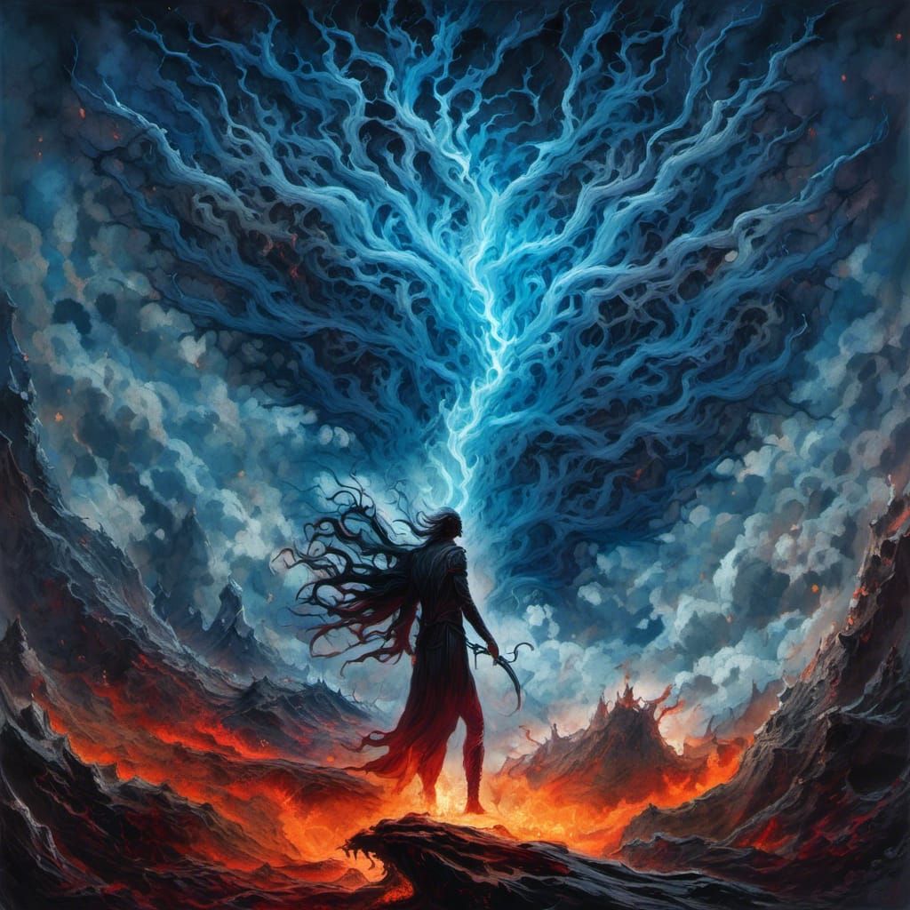 Hades in Scorching Underworld with Tornado of Souls