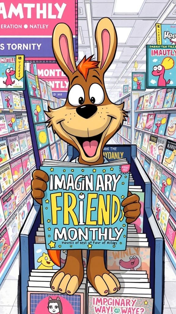 Dugga Doo on Magazine Cover: Whimsical Digital Art