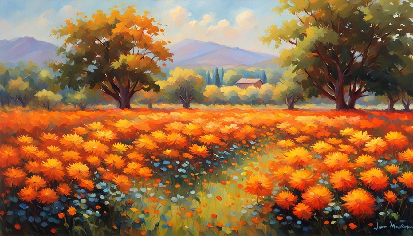 Mum flowers by Johan Messely