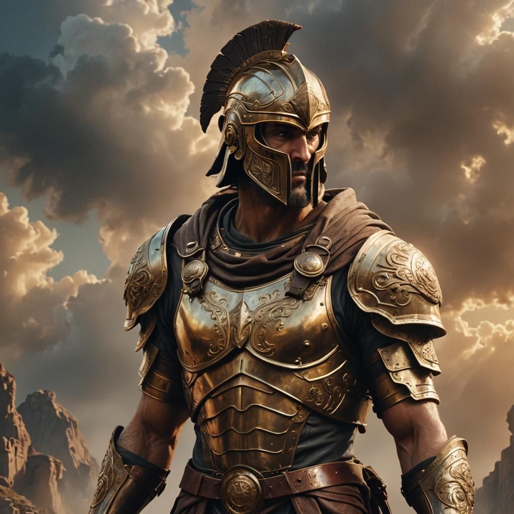 Atlas Holds the World: Vivid Digital Art