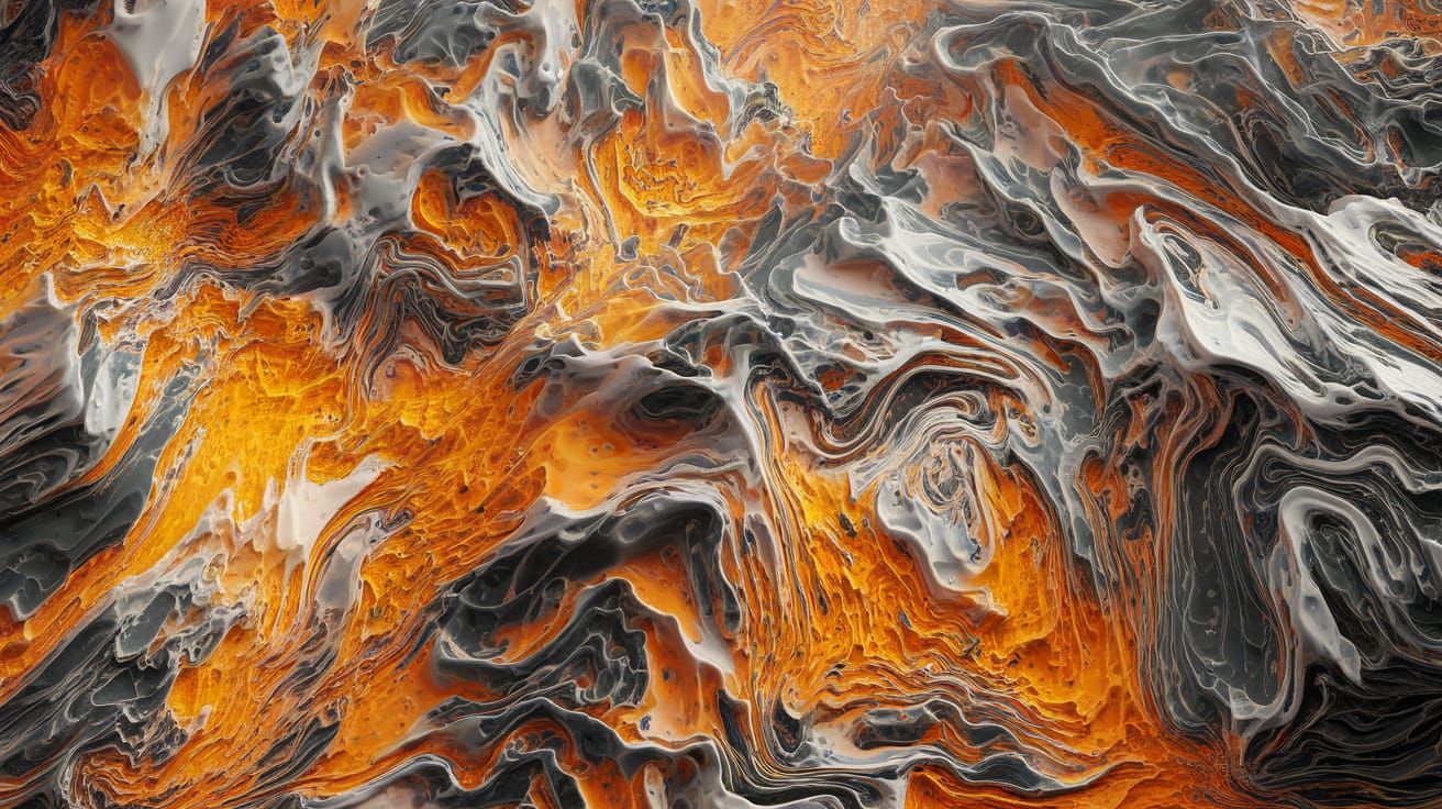 Celestial Grime: Abstract Cosmic Landscape