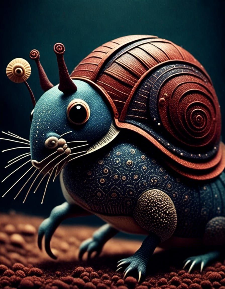 Happy Snail-Armadillo