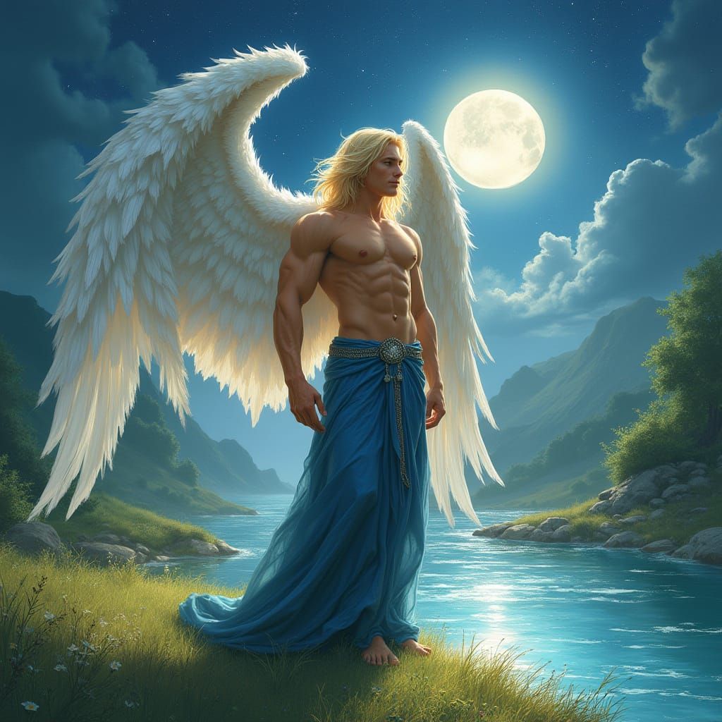 Archangel Galgaliel in Ethereal Glow