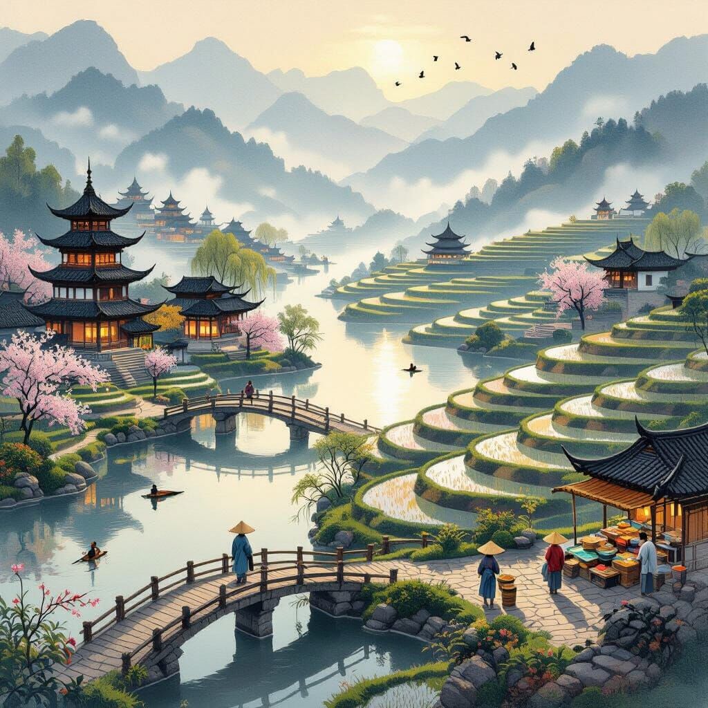 Serene Valley in Ancient China: Tang Dynasty