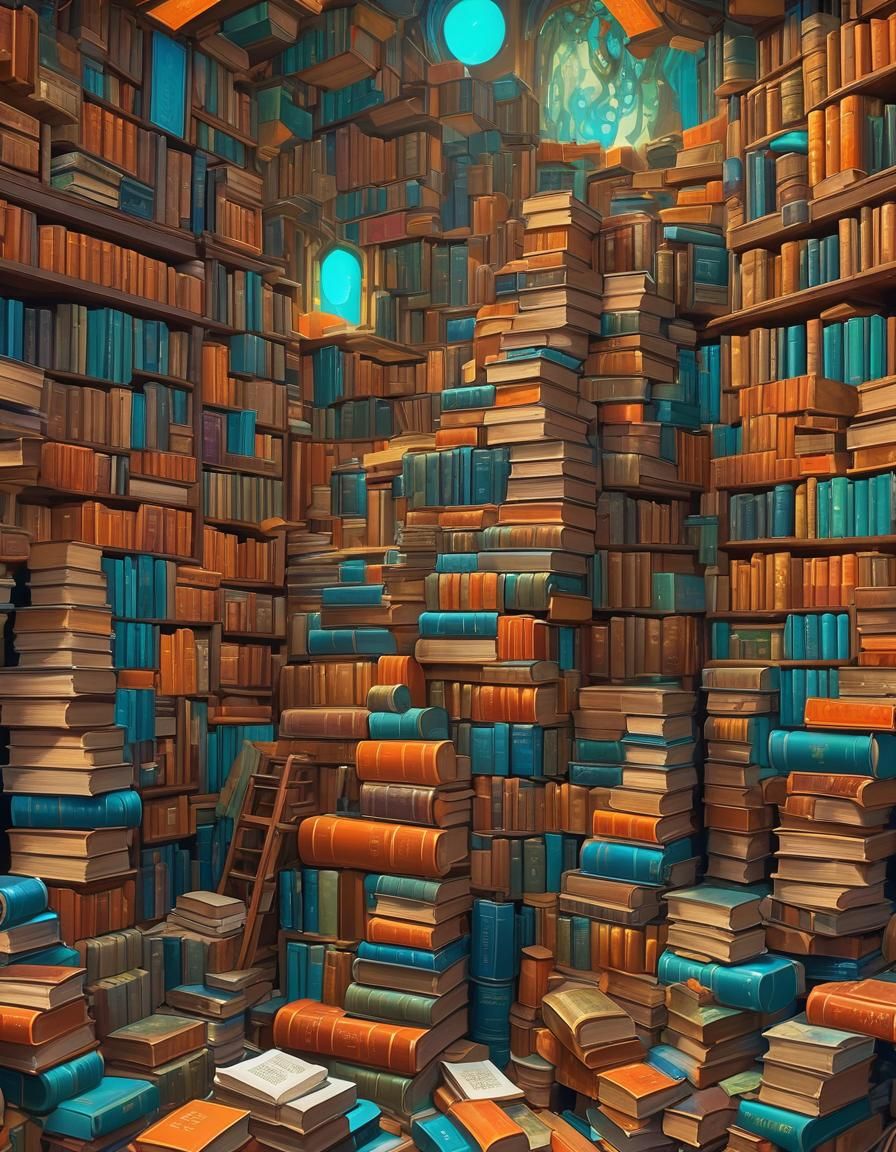 Literary Landscape: Concept Art in Expressionist Style