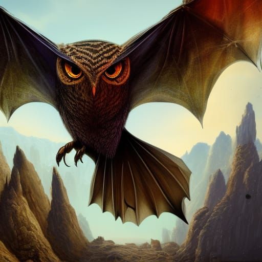 Fantastical Animals in Detailed Matte Painting