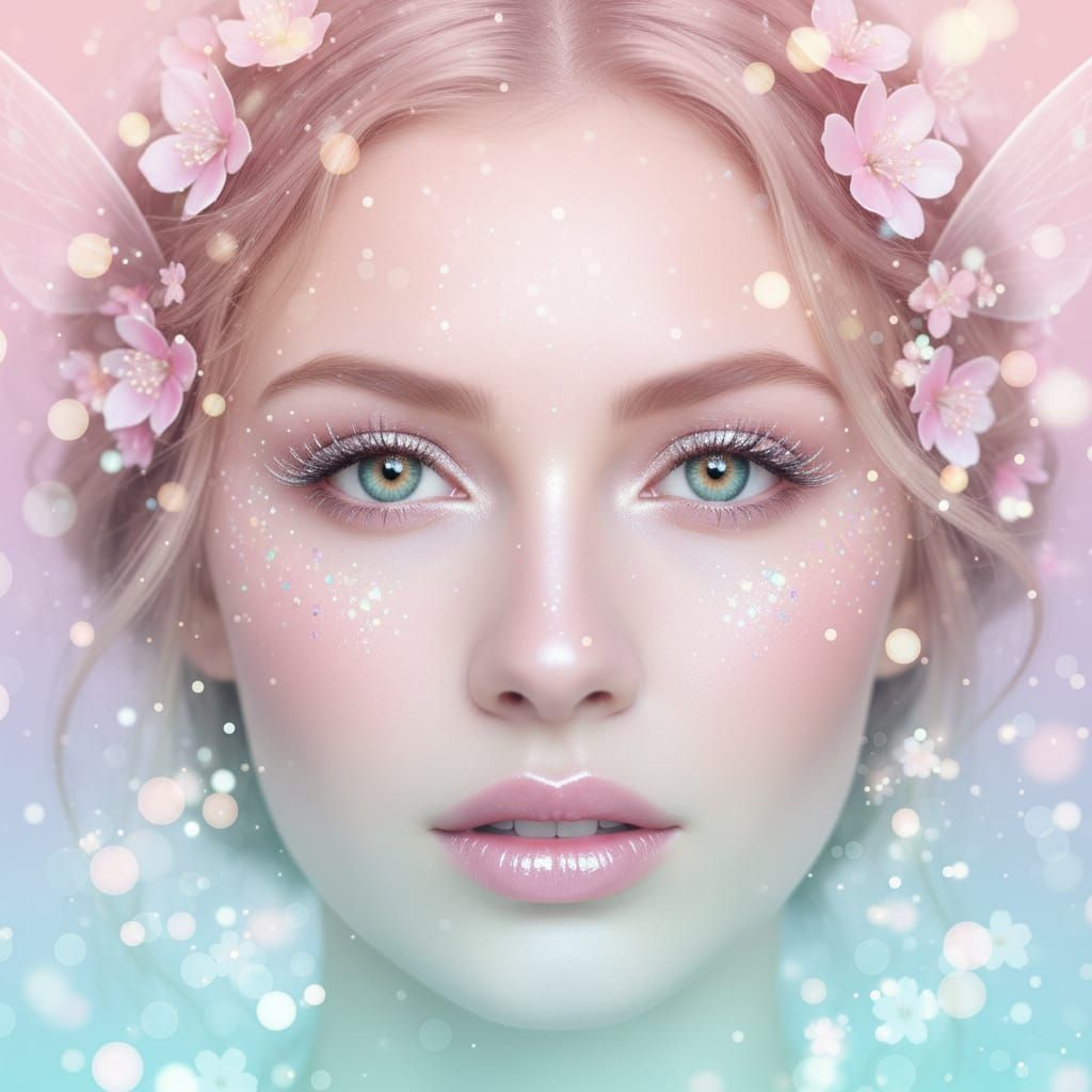 Photorealistic Portrait of a Magical Woman with Soft Bokeh