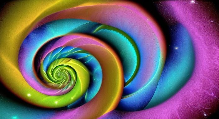 Fibonacci Sequence Spiraling Through the Universe