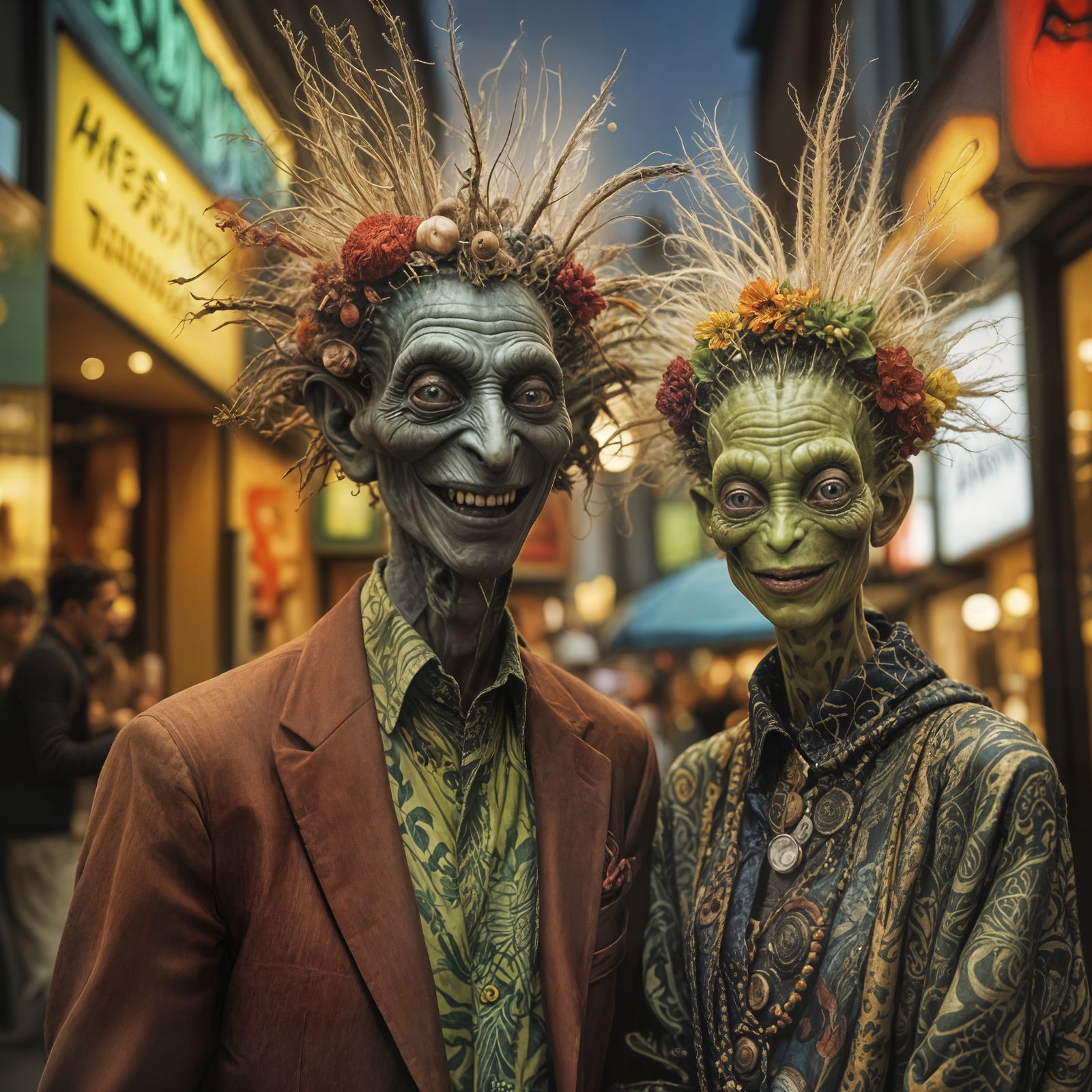 Happy People - who happen to be nicely dressed...