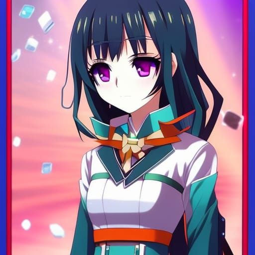 Anime Aspirin Girl in Moe Style