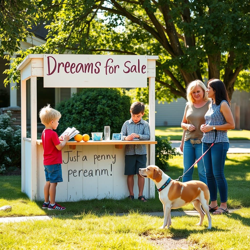Dreams for Sale: A Summer Afternoon Scene