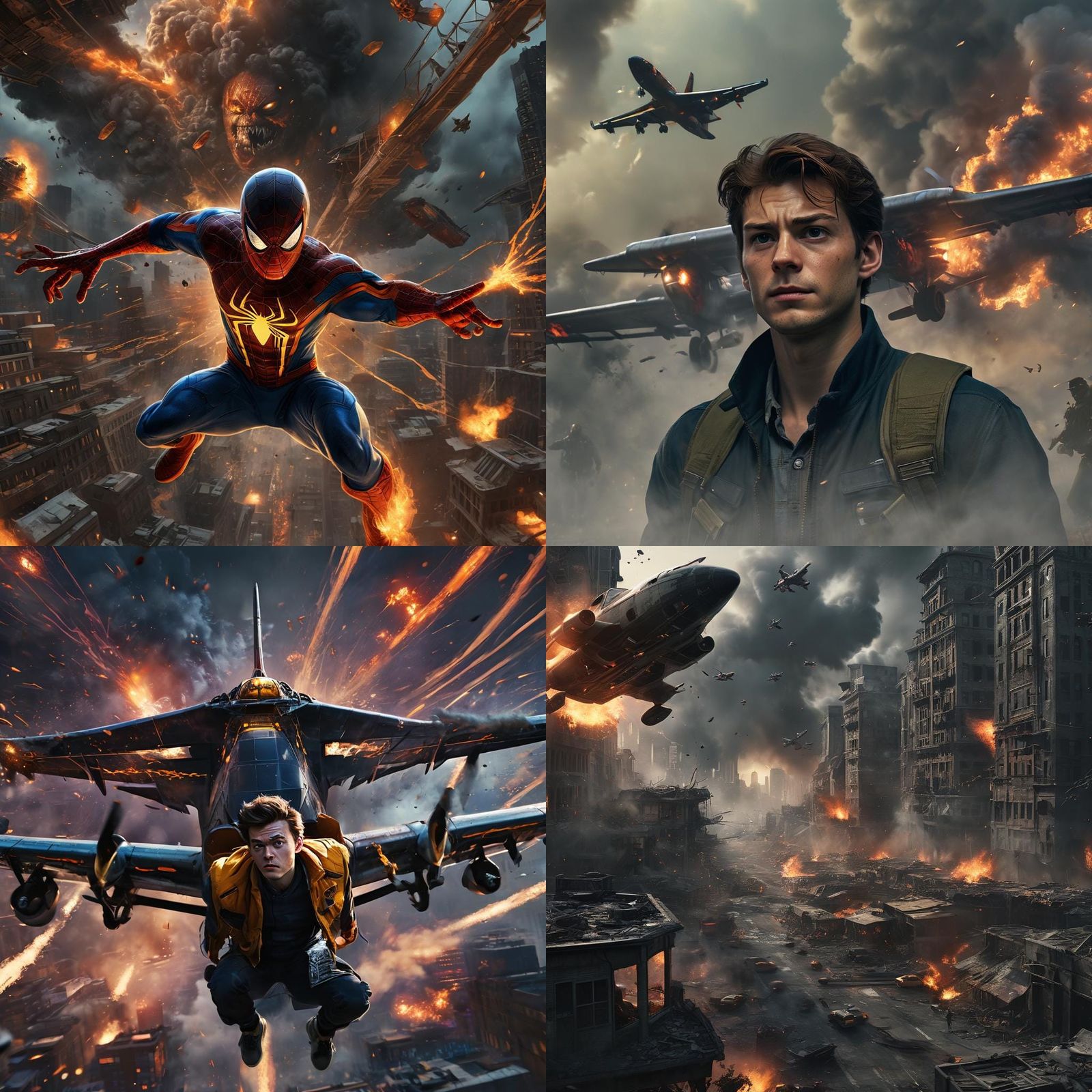 Peter Parker's Face in War and Fire