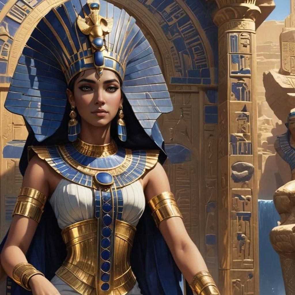 Cleopatra in 3D Anime Art Style