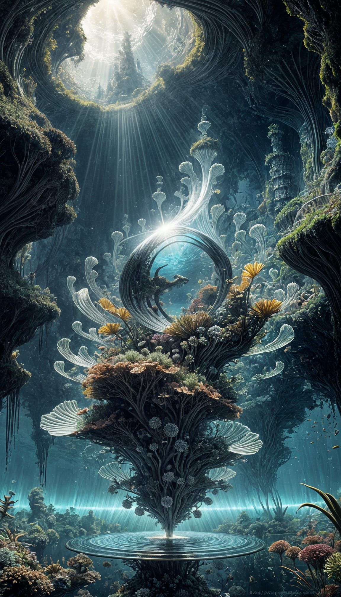 Whimsical Pre-Raphaelite Figures in a Dreamlike Monochromati...