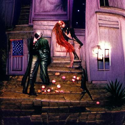 Vampire Romance Under the Moonlight