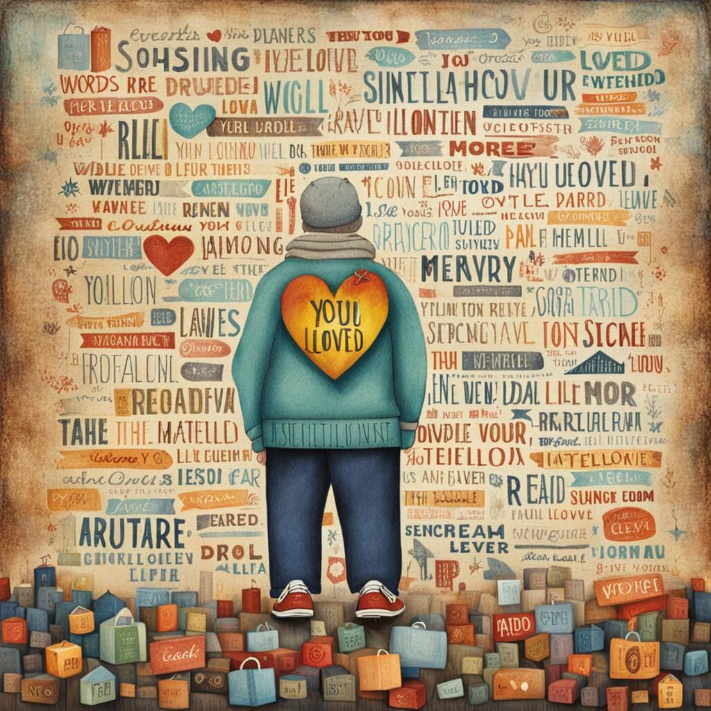Words You Are Loved Visualized