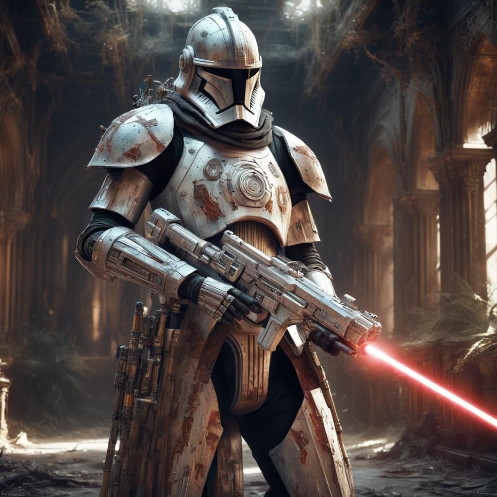 Knight with a Laser Gun