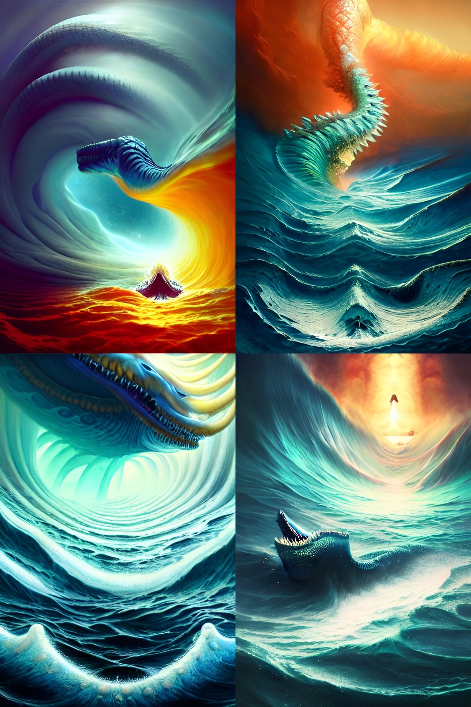 Leviathan Surfacing: Experimental Digital Art