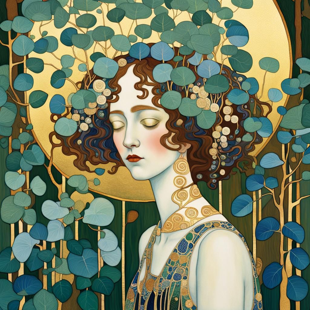 Art Nouveau lady 2
