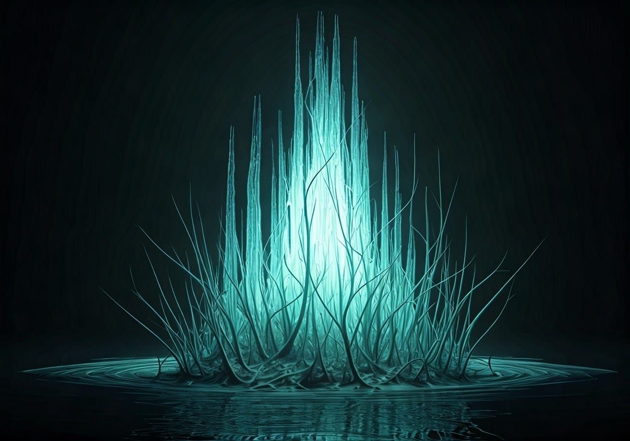 Abstract Glass Decay in Luminous Superfluid Helium