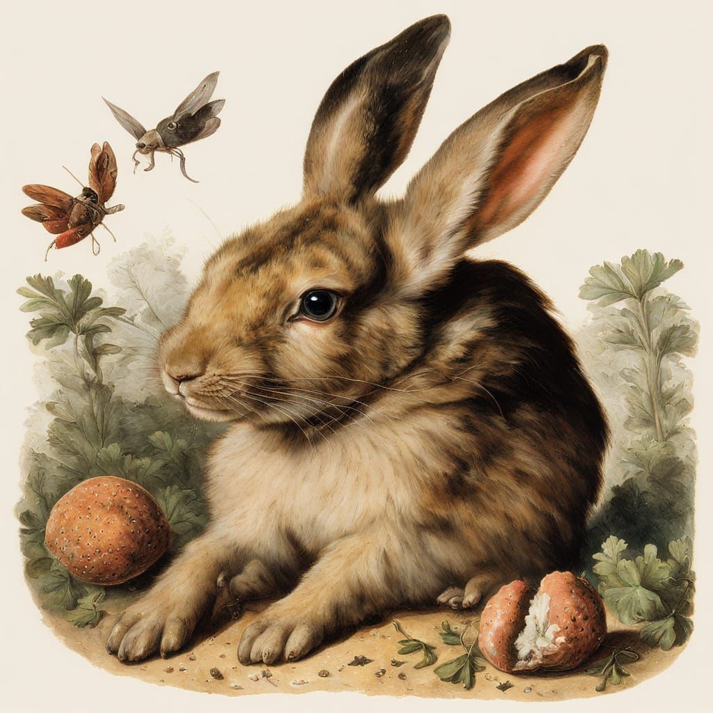 Rabbit Imagines Being a Hedgehog in Animal Impostors Style