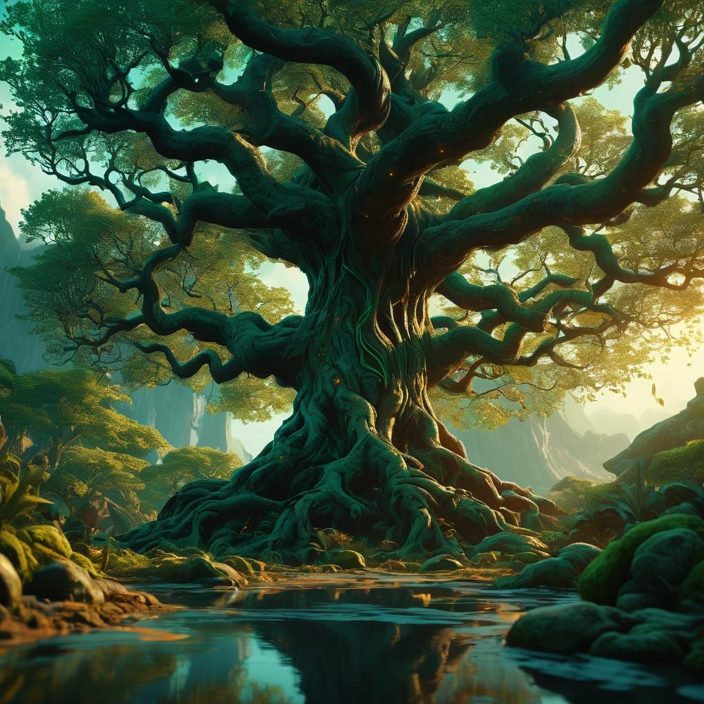 Yggdrasil 
- The tree of the Garden that is called the Universe" 

Key words - notes:
earthy notes, bark, woods, roots
M...