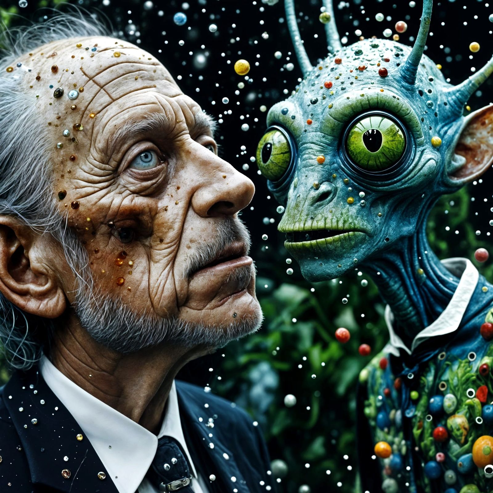 Hieronymus Bosch's Garden of Alien Delights in Hyperrealism