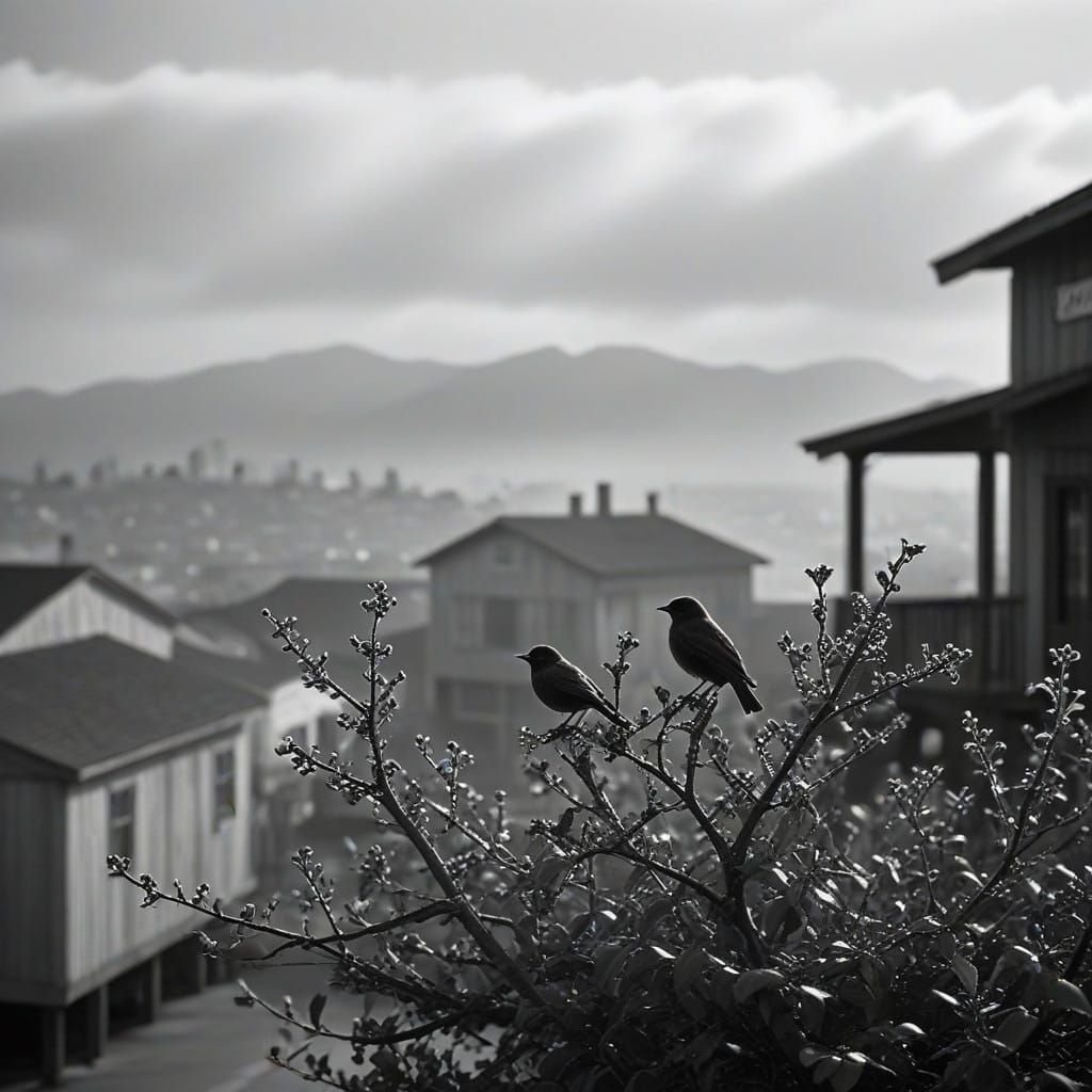 Whimsical Jazz Silhouettes on Cannery Row