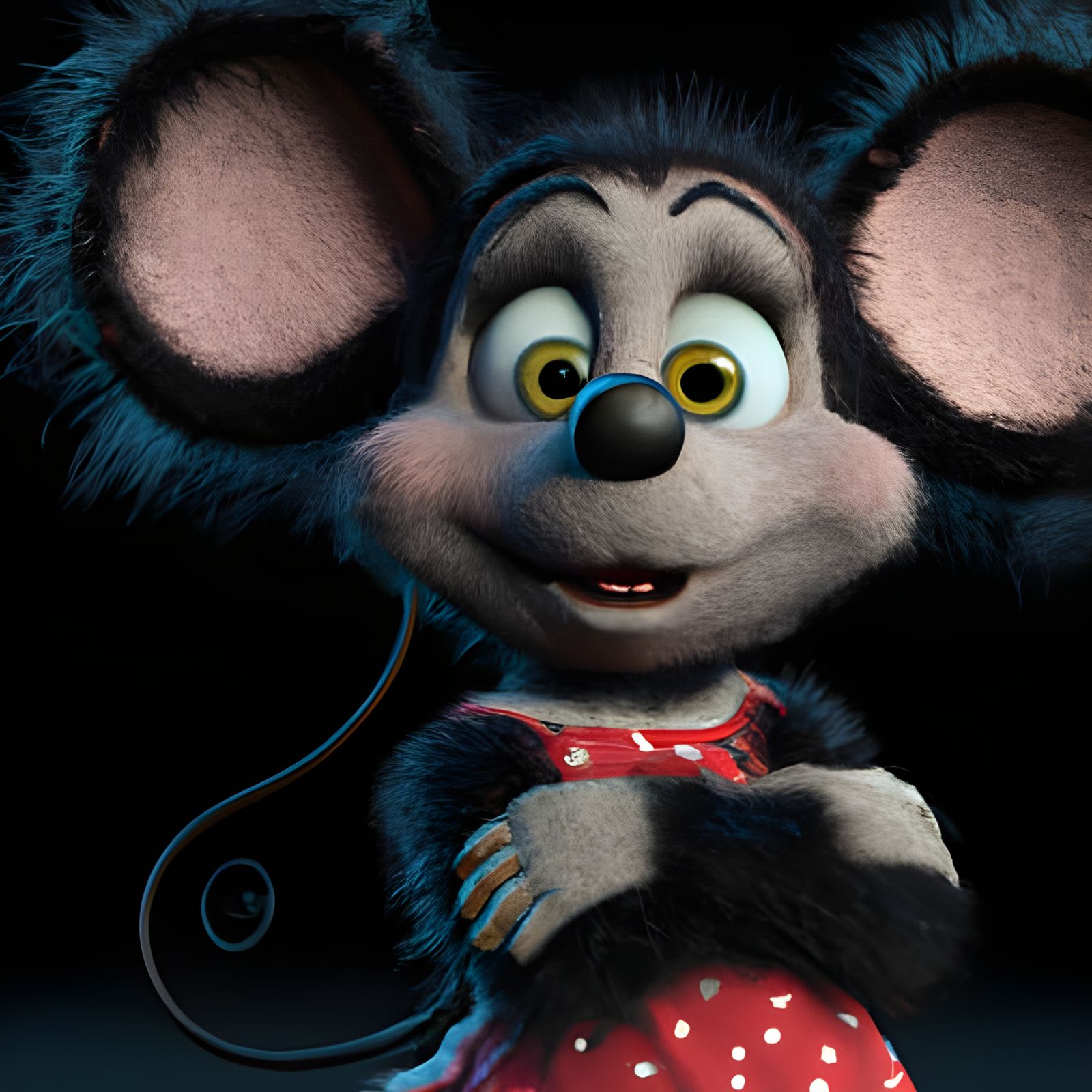 Minnie Mouse as Muppet in Stop Motion