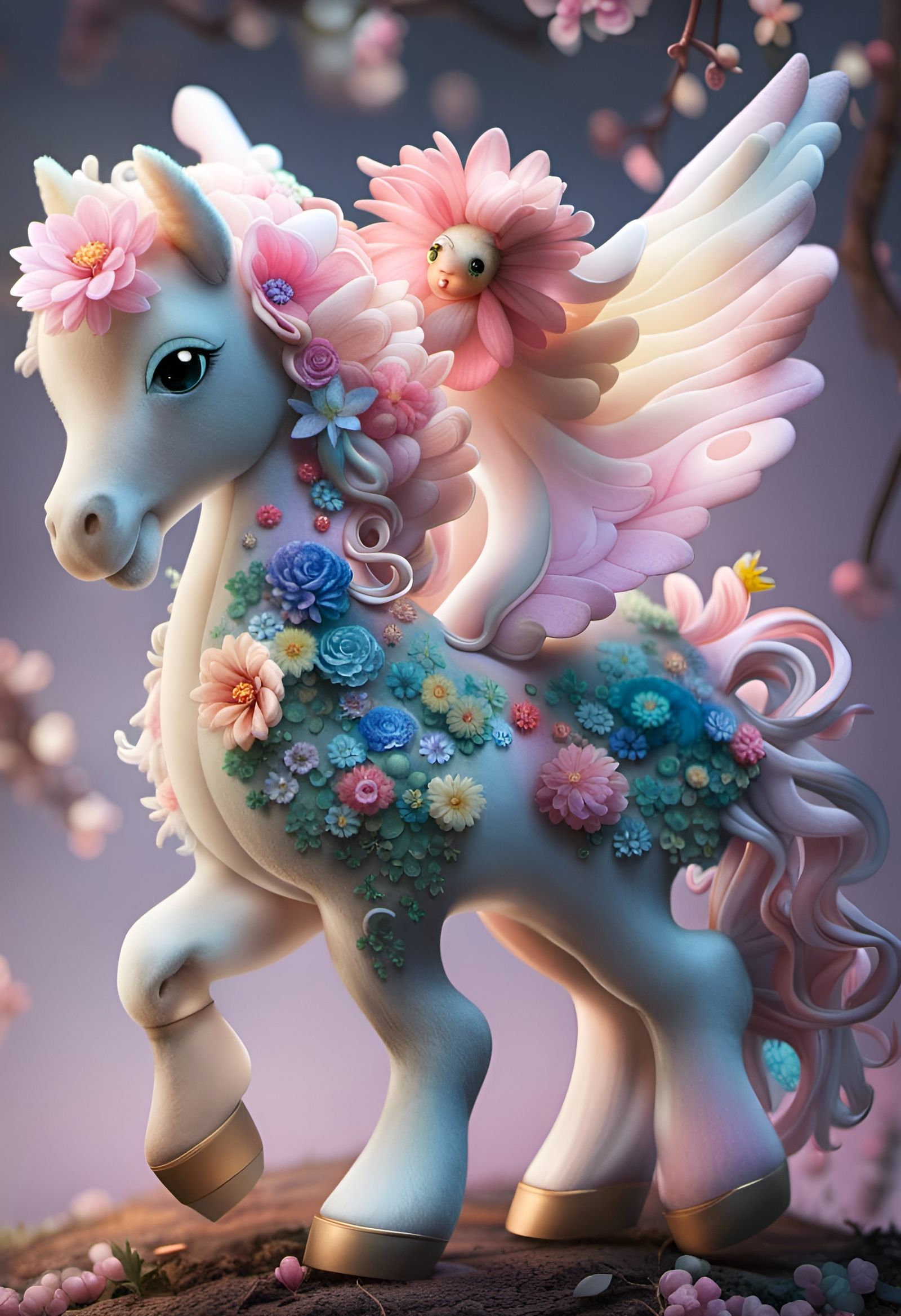 🦄🌼Chibi Flower Unicorn🌼🦄