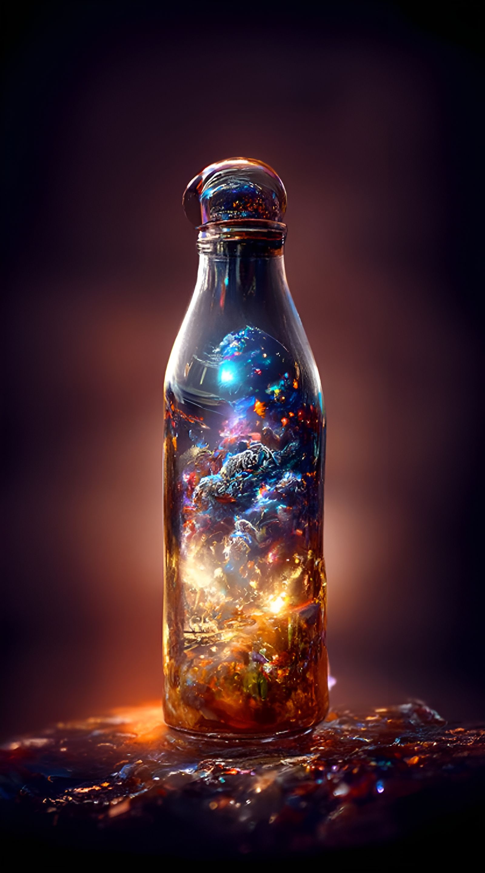 Galaxies in a Bottle: Detailed Digital Universe Art
