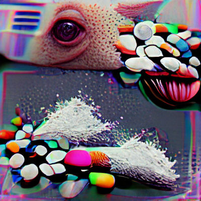 Abstract Network Design in Vibrant Colors