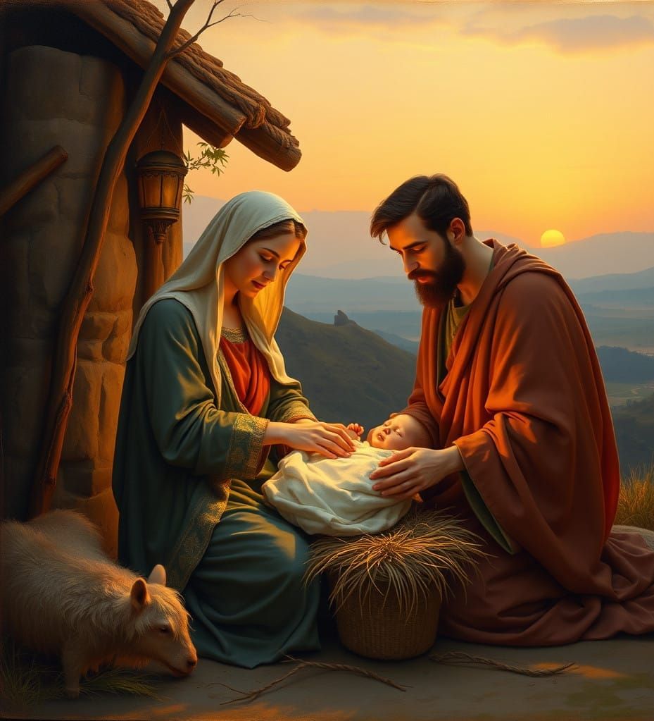 Biblical Scene Depicts a Quiet Night