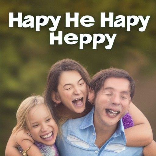 Abstract Depiction of a Happy Being